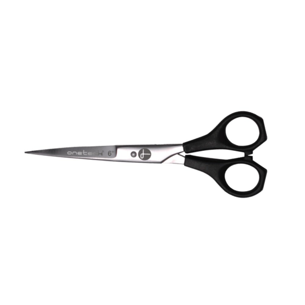 Onetech Hair Scissor, Black, 6 Inches