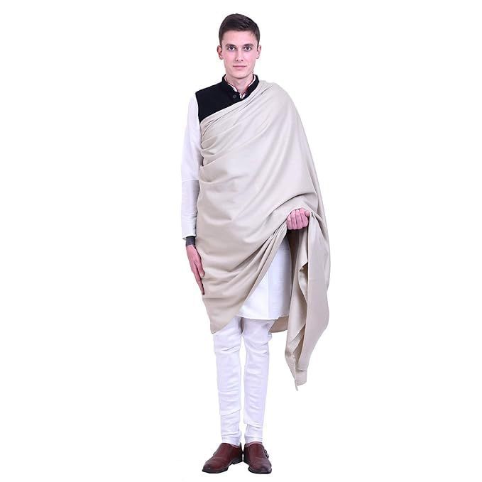 Men's Woven Pure Wool Shawl