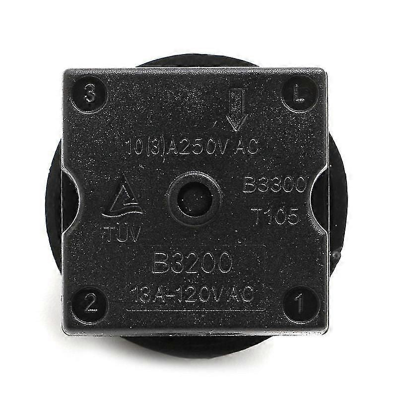 4-position 3-speed Fan Selector Rotary Switch Governor With Knob 13amp 120v-250v Xc