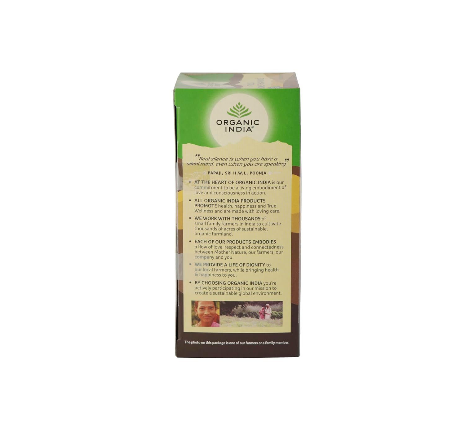 ORGANIC INDIA Tulsi Tea Honey Chamomile 25 Tea Bags