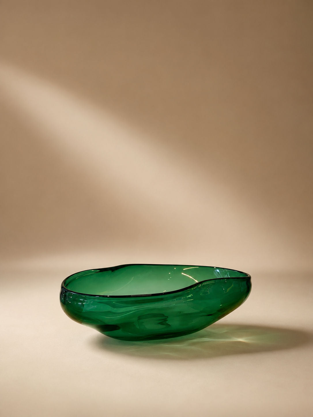 Tati deco Murano center table green bowl