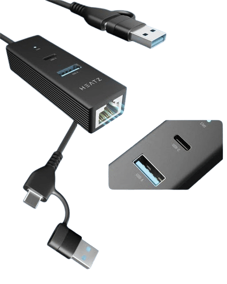 HEATZ ETHERNET MULTI PORT ADAPTER ZT88