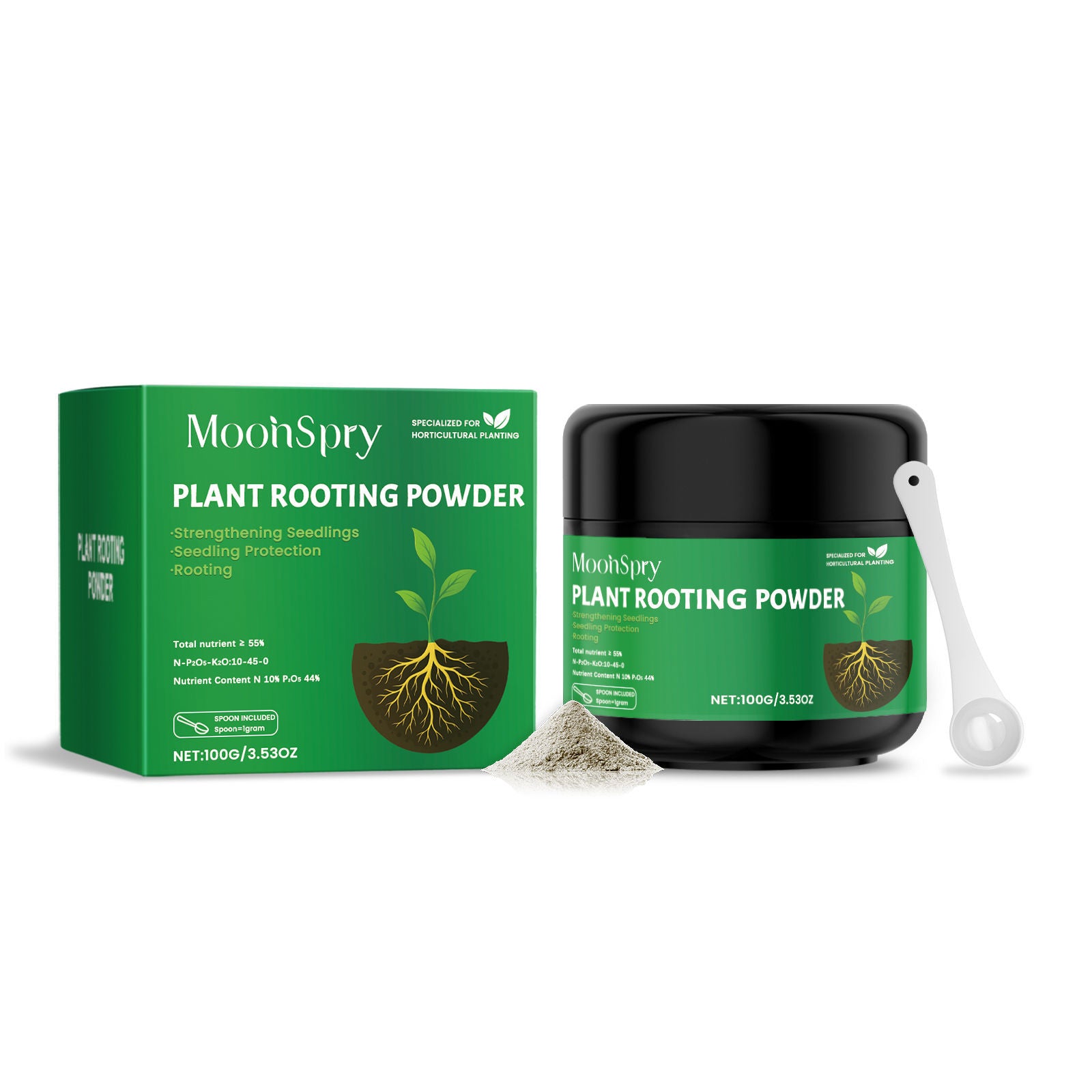 Boost Plant Roots Fast, Rooting Powder for Healthy Growth, Garden & Indoor ,1 set