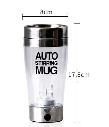Self Stirring Cup Automatic Unplugged Anti Fall Mixing Coffee Mug with Lid