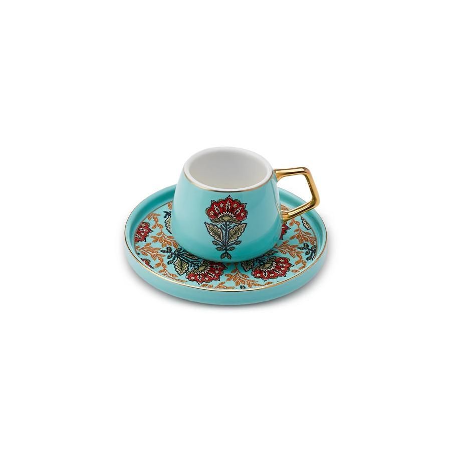 Karena Coffee Cup Set For 2 People 100 ml Turkish Coffee Cup