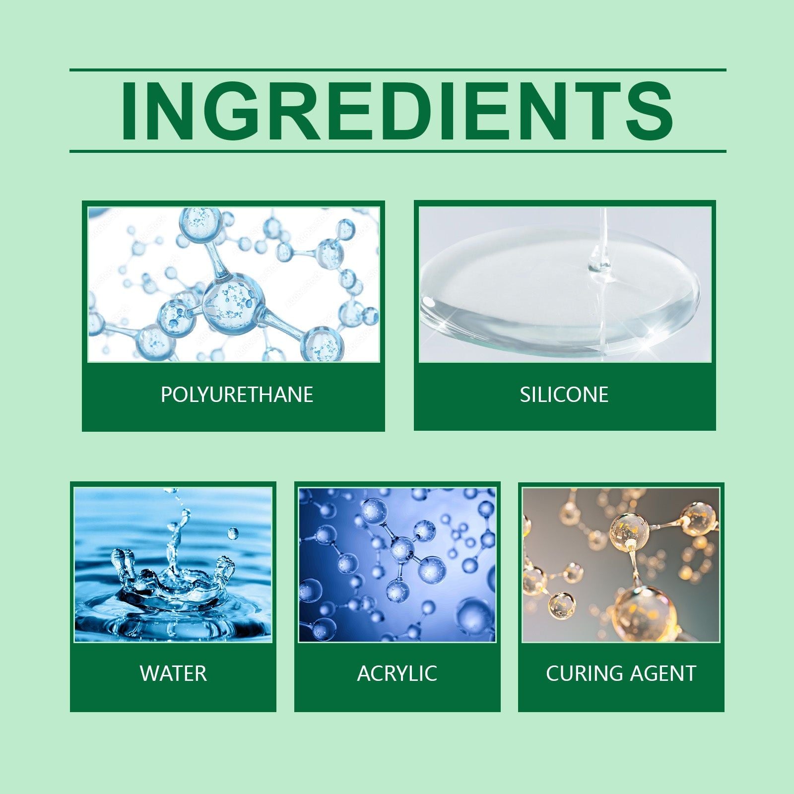 Leakproof Waterproof Glue for Home, Bathroom, Window Sills, Fast Dry, Clear, Strong Adhesion ,100g