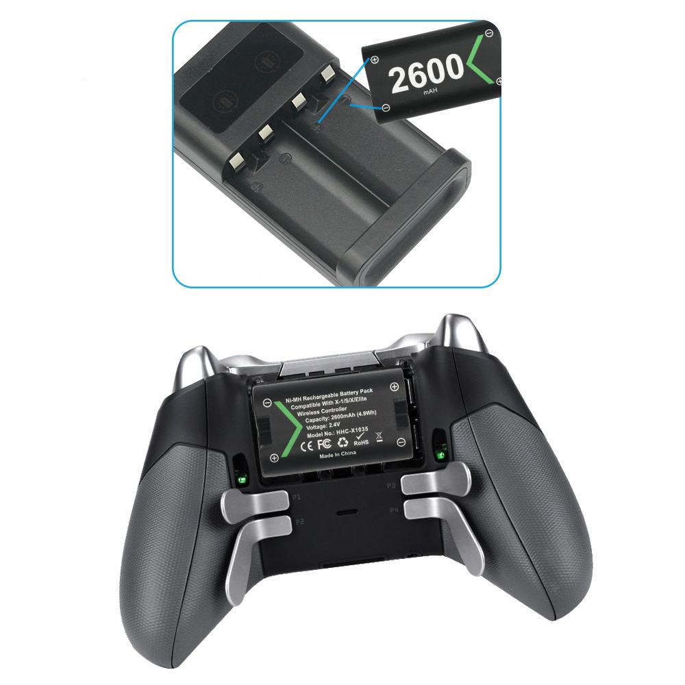 Charging Dock Station Xbox1 Controller Charger Rechargeable Battery Accessories