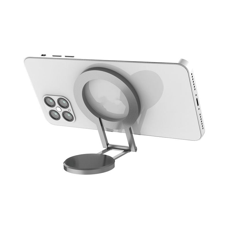 Laptop Side Mount Phone Holder Magnetic Screen Extender Adjustable Phone Stand