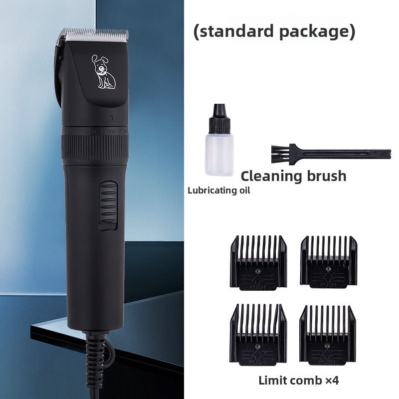 High-Power Pet Hair Clipper with 4 Guide Combs
