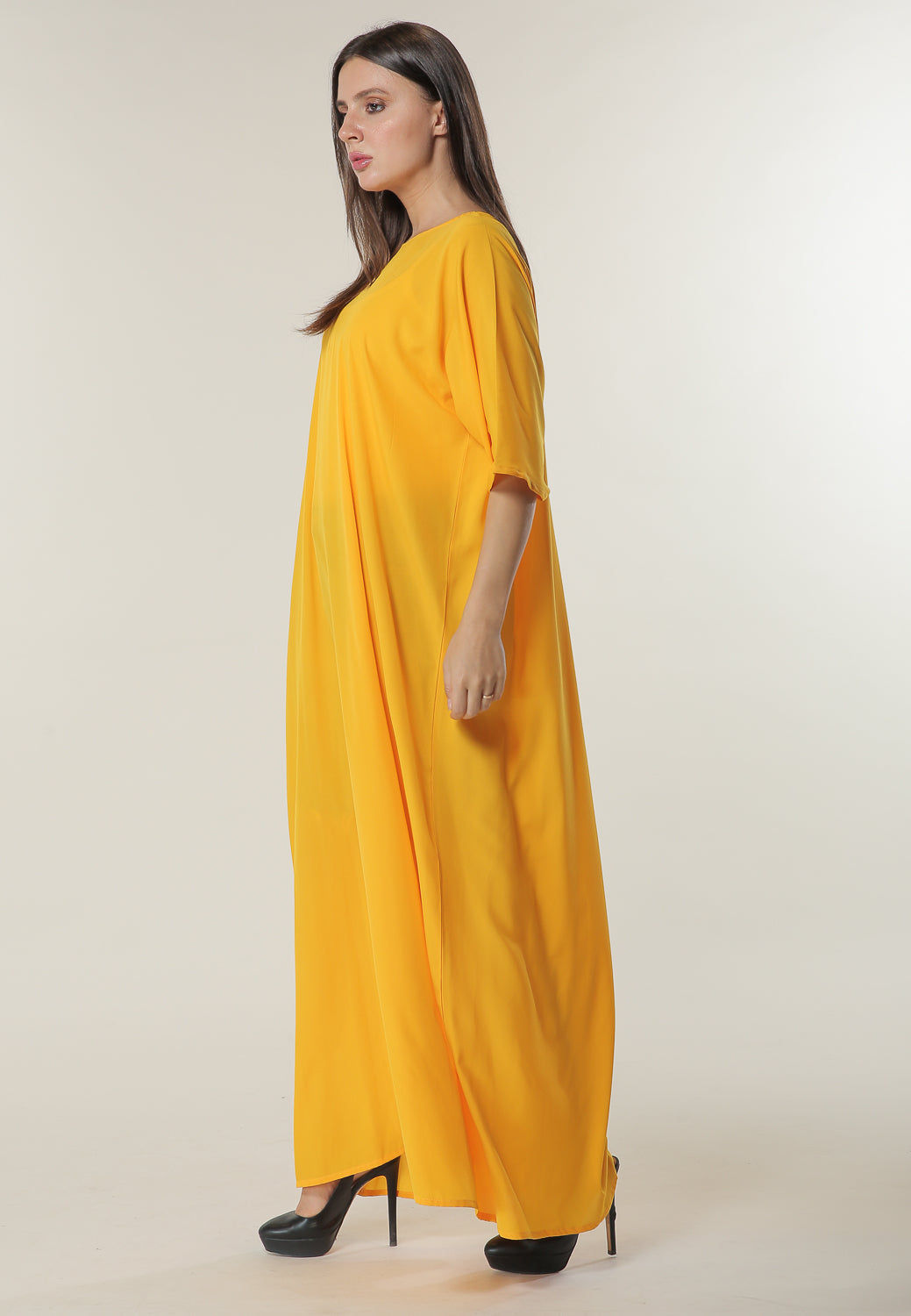 MOiSTREET Yellow Under Abaya