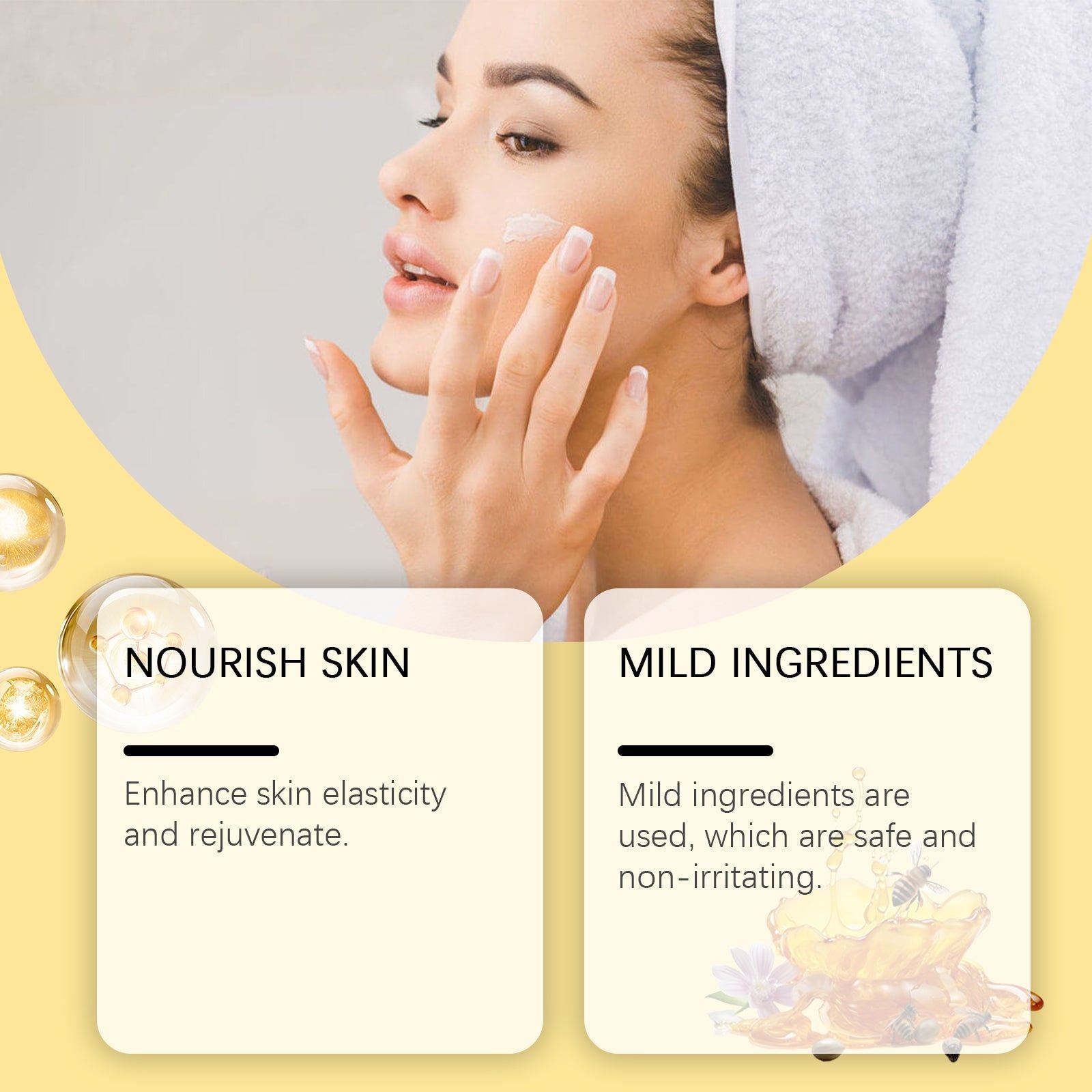 Bee Venom Facial Care Cream, Hydrating, Anti-Aging, Gentle Moisturizer, Rejuvenate Skin ,20g