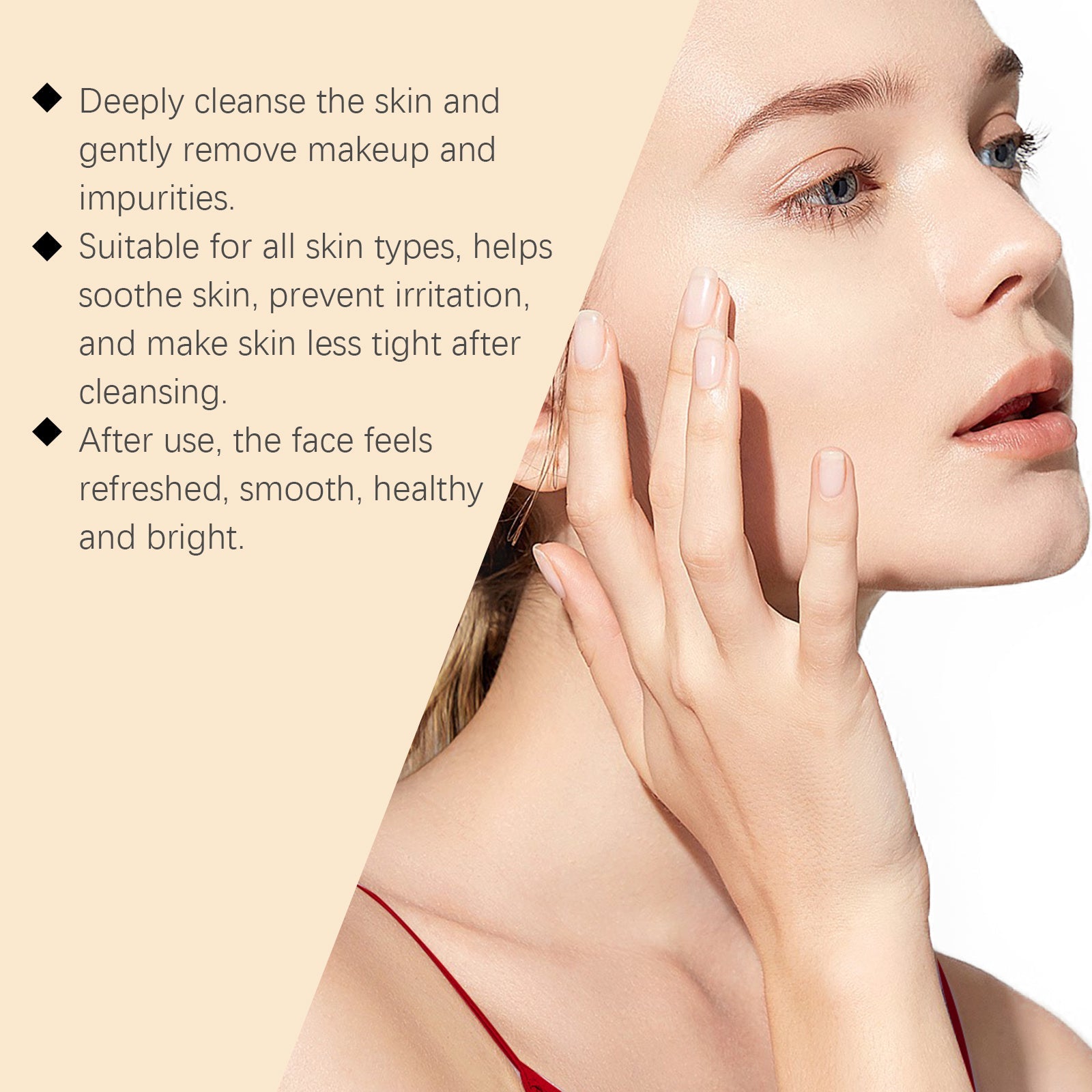Clean Skin Care Makeup Remover Cream, Gentle Moisturizing, Deep Pore Cleansing ,60g