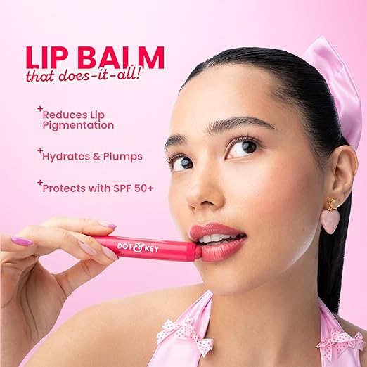 Dot & Key Meltie Lip Balm Spf50 Strawberry Glaze 4G