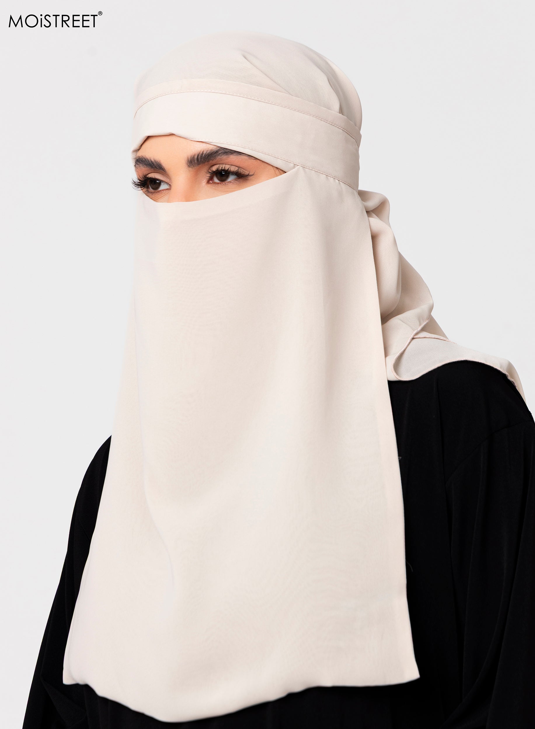 MOiSTREET Niqab Wool Chiffon