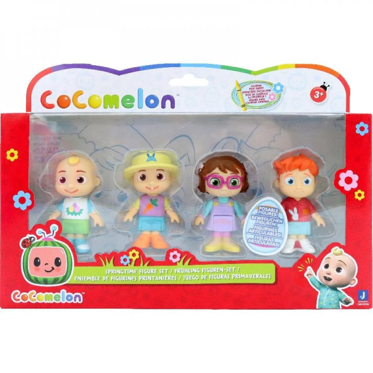 COCOMELON SPRINGTIME 4 FIGURE PACK