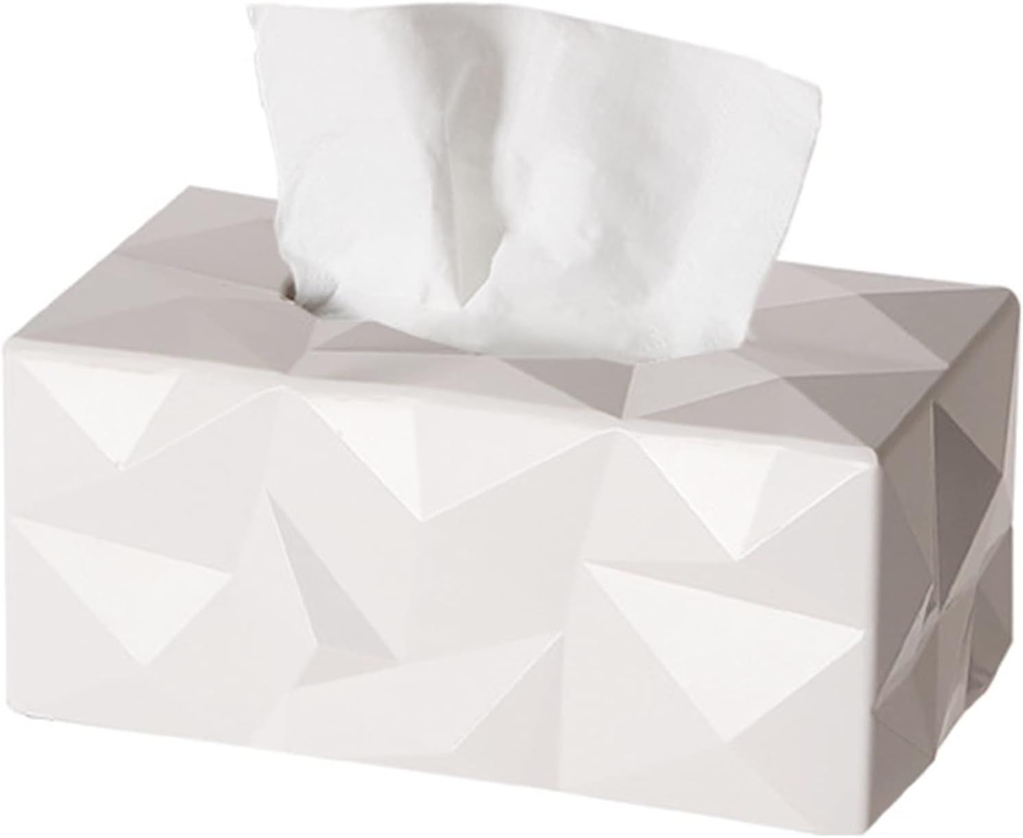Desktop Tissue Box Creative Geometric Shape Drawing Paper Box Decorative Tissue Holder