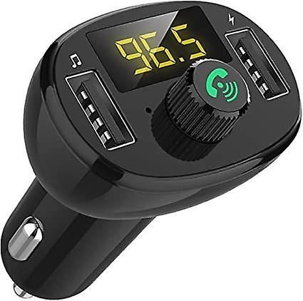 Wireless Car Bluetooth FM Transmitter Audio Adapter Charger