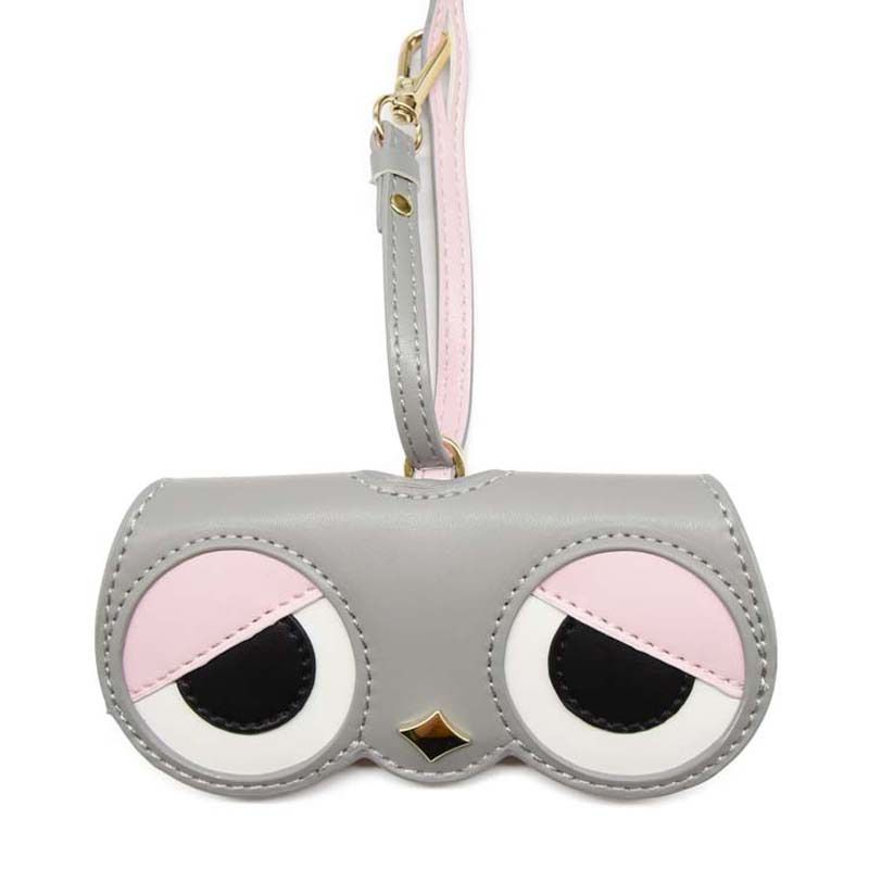 Glasses Storage Bag Pu Leather Eyeglass Case Portable Funny Sunglasses Box