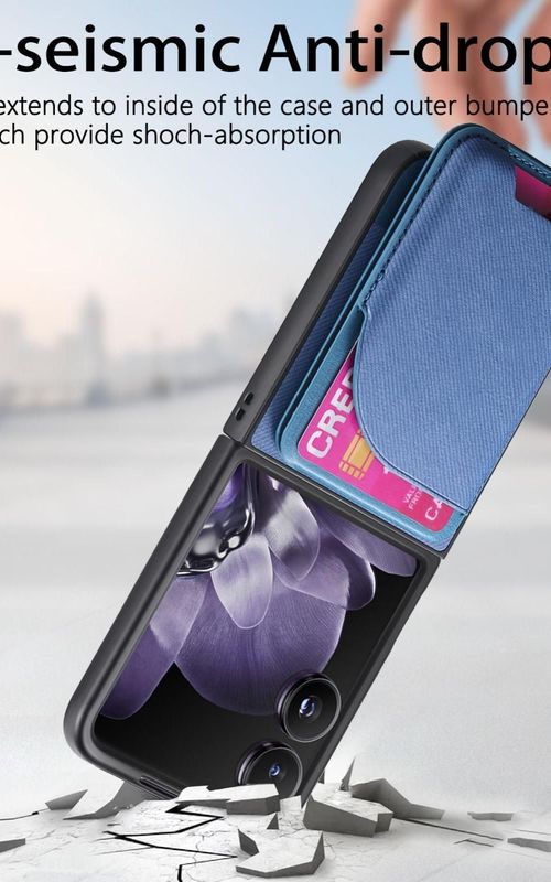 Twill Fabric Leather Skin Phone Case For Xiaomi Mix Flip