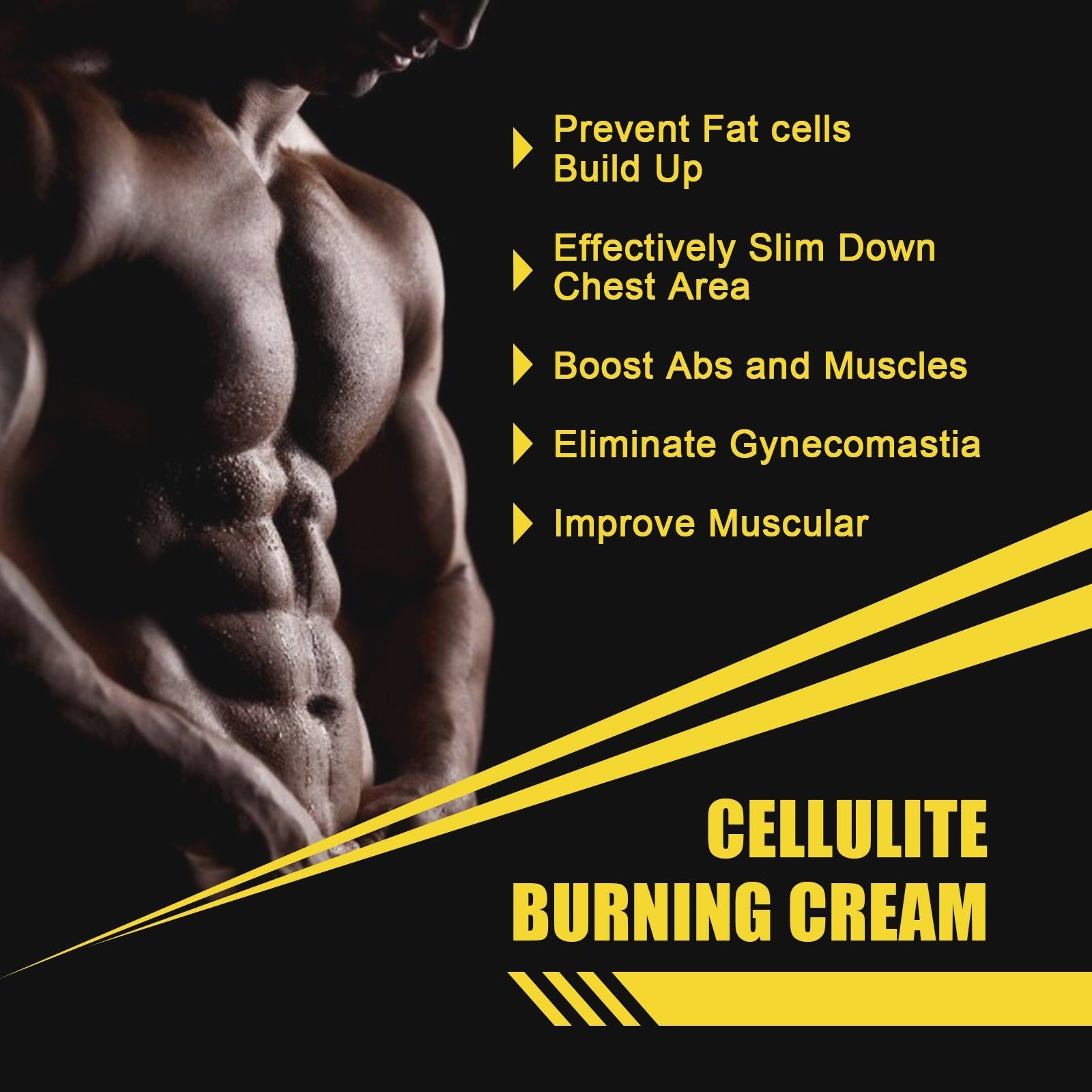 Body Care Cream, Boost Abdominal Heat, Tighten Skin, Enhance Sweat, Fat Burn ,40g