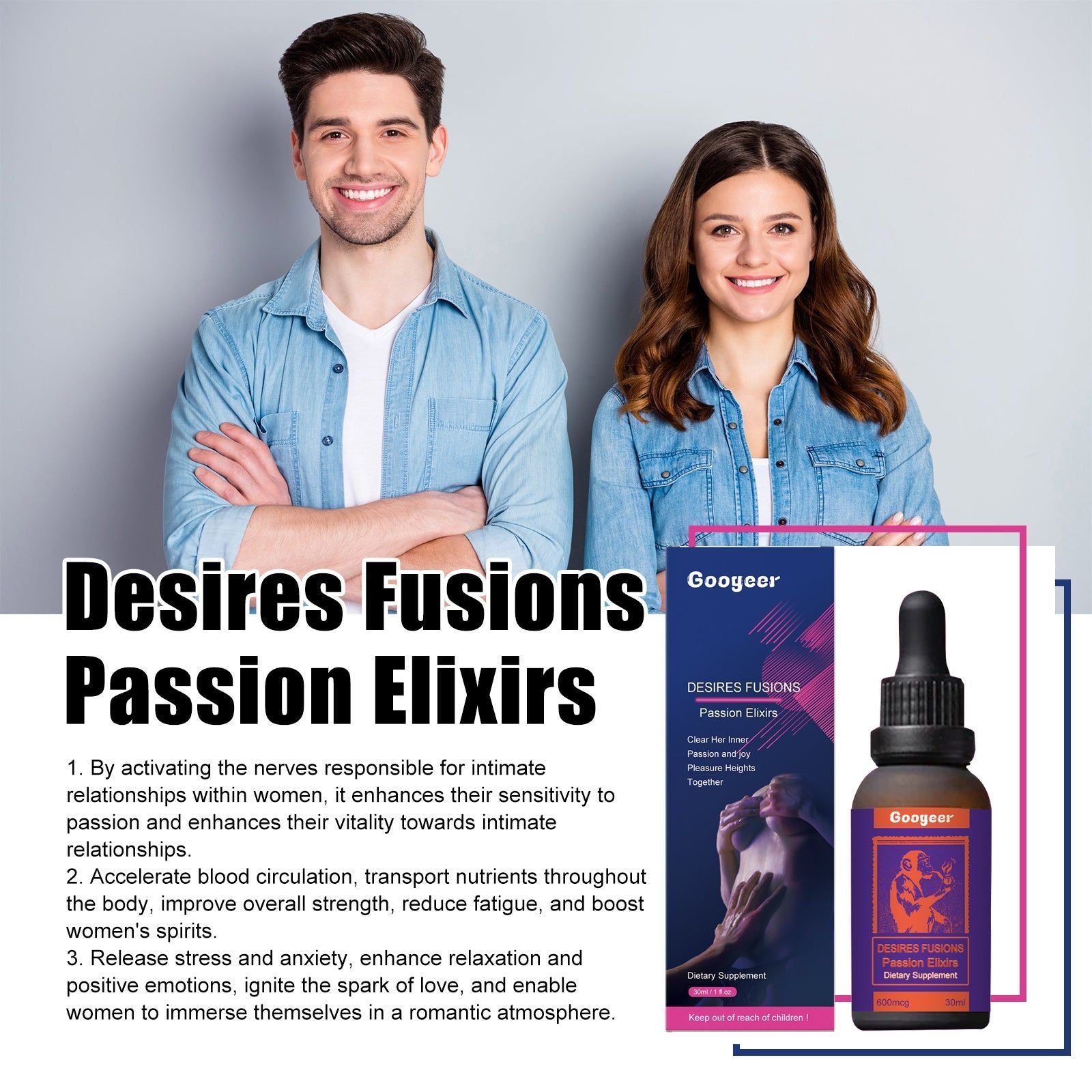 Boost Vitality and Libido Naturally, Women's Secret Drops for Intimate Pleasure ,30ml