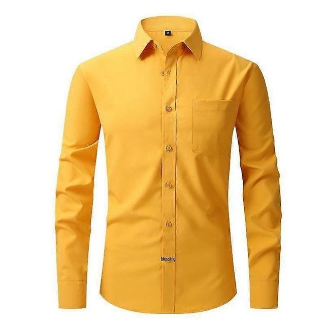 Men's Long Sleeve Casual Anti-Wrinkle Shirt