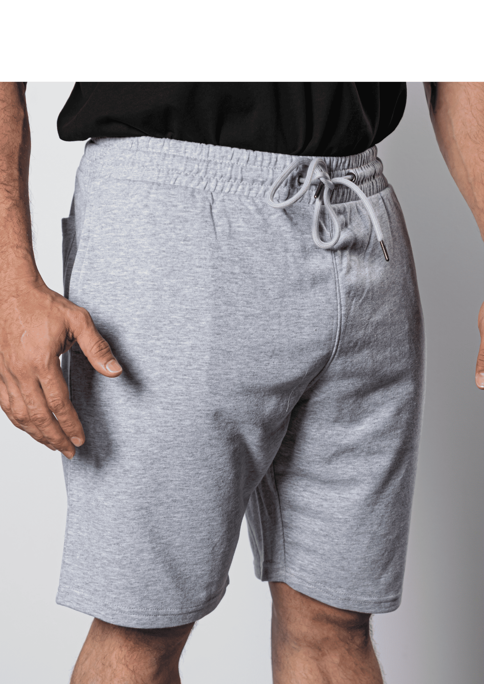 NO JEANS Cotton Shorts – Gray