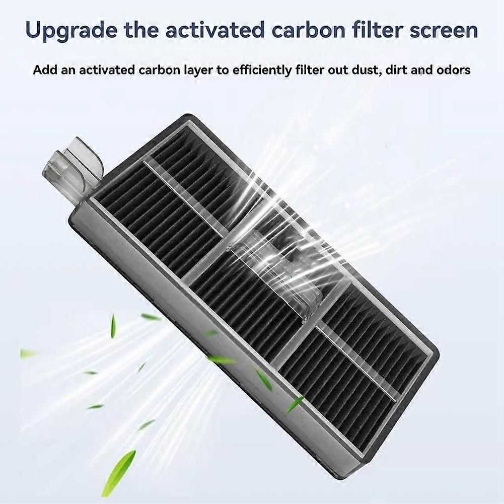 Dust Box with Filter Replaceable for Dreame X50/X50Pro/X50s/X50sPro Tracked Version Vacuum Cleaner Parts Dust Trash Box