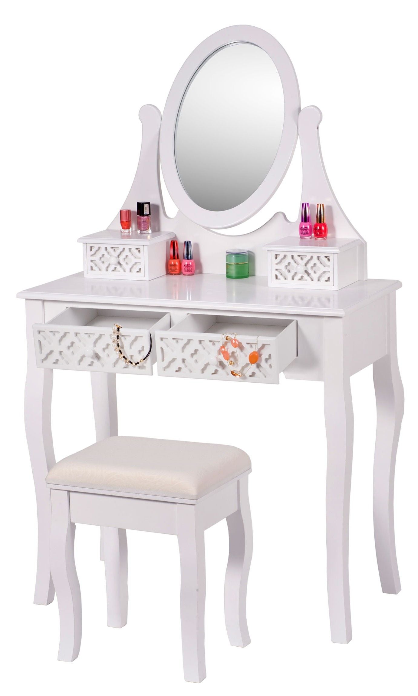 White Vanity Set #TE183-3-WH