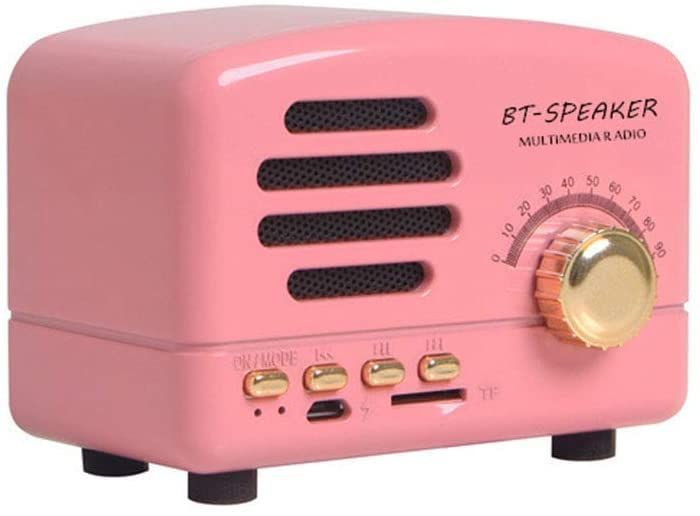 Retro Bluetooth Speaker Portable Wireless Stereo Speaker Mini Vintage AM FM Radio