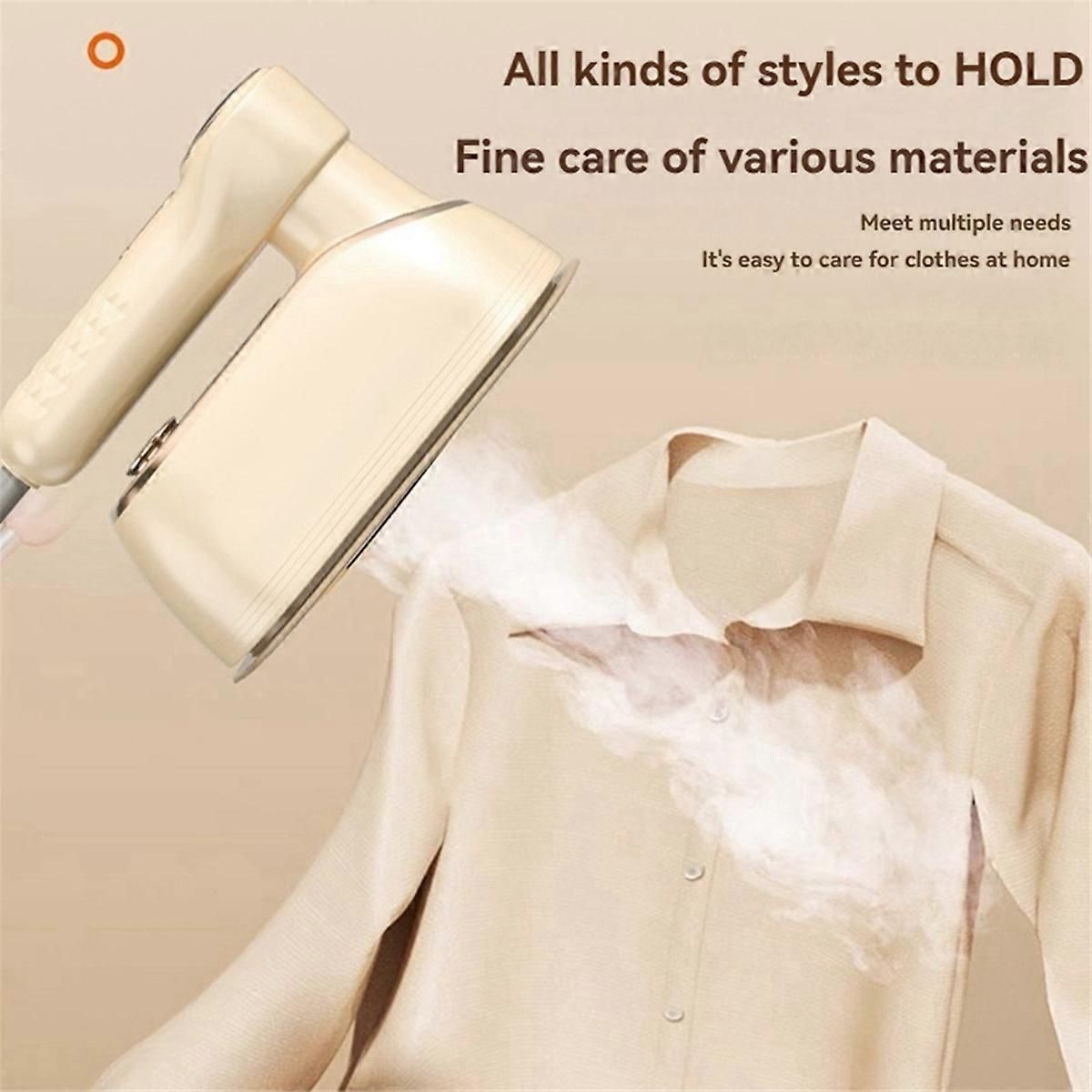 Portable Travel Steamer Iron, 1200W Handheld with LCD Display