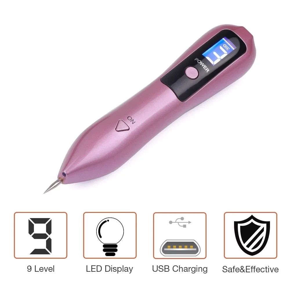 LCD Plasma Pen LED Lighting Laser Tattoo Mole Removal Machine Freckle Dark Spot Remover