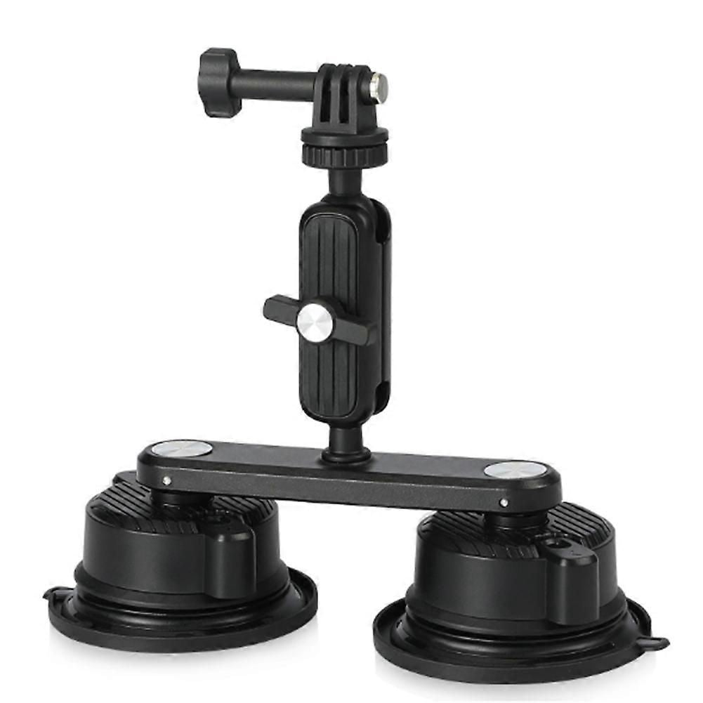 Suction Cup Mount for GoPro,Camera Car Mount on Car Window, Windshield 360° Rotation Double Suction Cup Mount