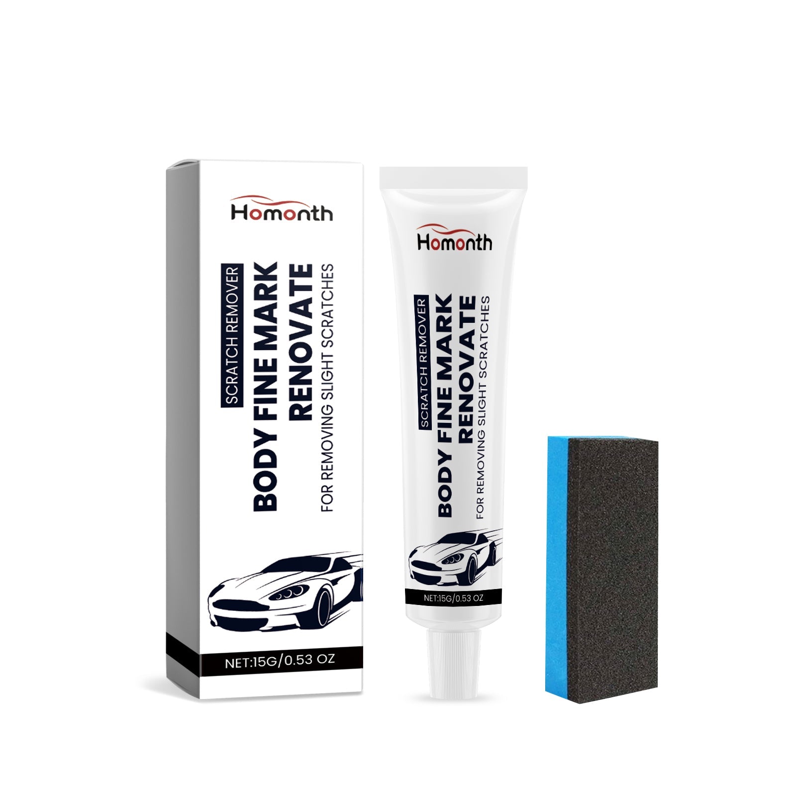 Car Scratch Repair Paste, Instant Scratch Fix, Car Paint Touch Up, Mirror Finish ,1set