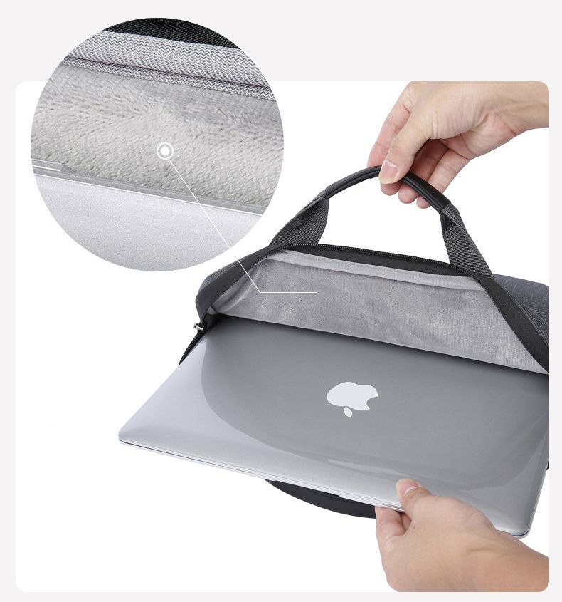 Laptop Sleeve Men Thin Laptop Protective Bag Wear Resistant Briefcase For Travel