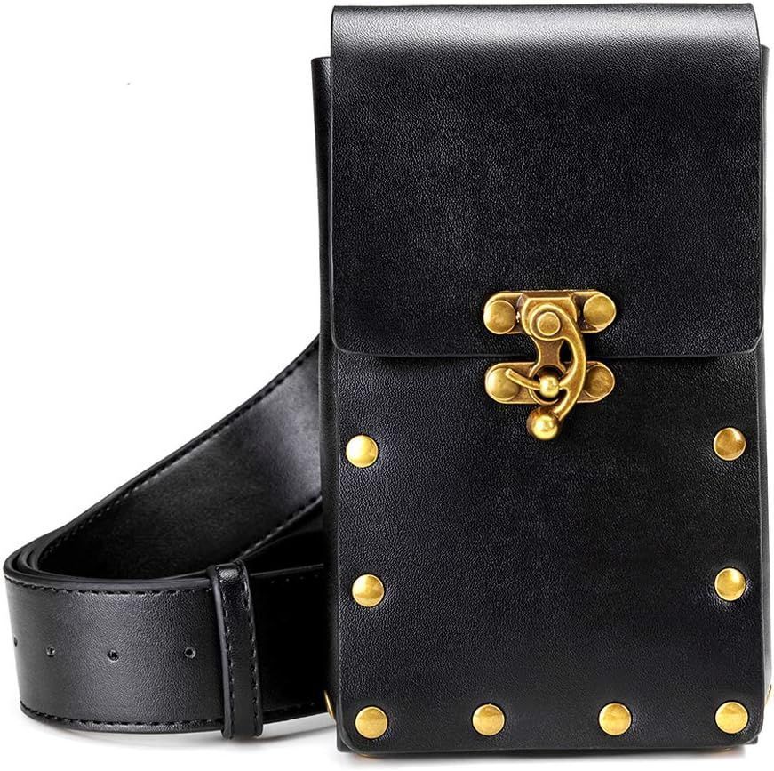 Belt Pouch Waist Bag Fanny Pack Medieval Vintage Leather Pouch Cellphone Holder Belt Purse