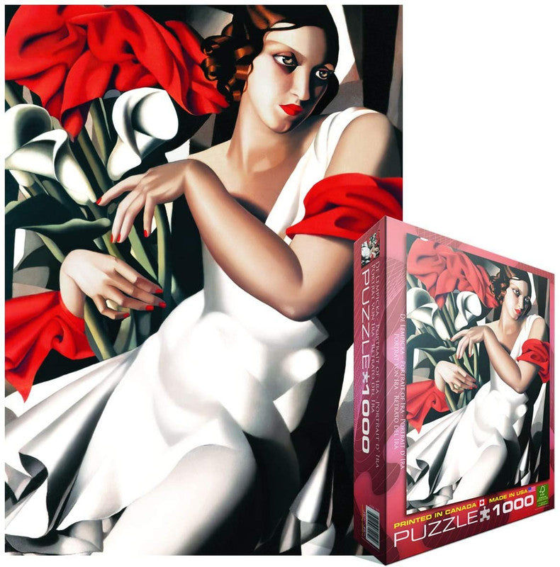 Portrait Of Ira  By Tamara De Lempicka 1000 Pieces Puzzle
