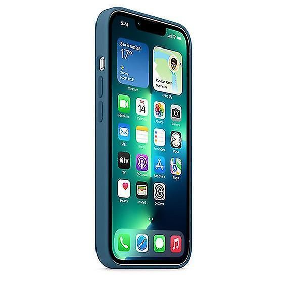 For iPhone 13 Pro Max - Silicone Phone Case with Perfect Protection and Magnetic Charging Support