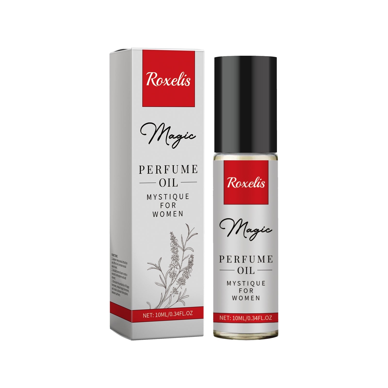 Charm Pure Perfume Oil, Romantic Floral Scent, Long-lasting Personal Care ,10ml/box