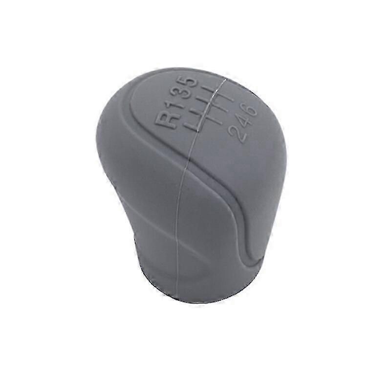 Car Silicone Gear Shift Knob Cover Gear Shift Non-slip Grip Handle Protective Covers Manual 6-speed Car Interior Accessories