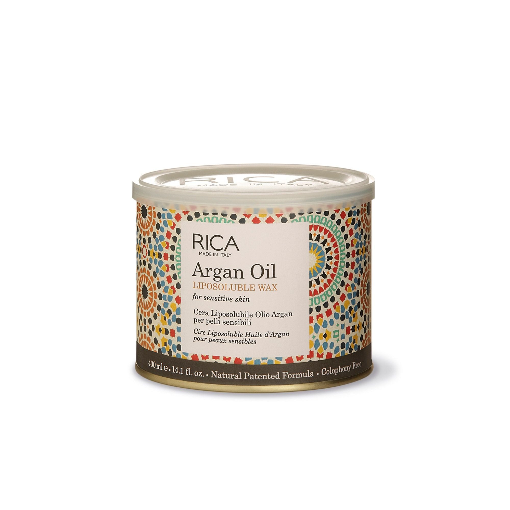 Rica Cosmetics Liposoluble Wax With Argan Oil, 400ml