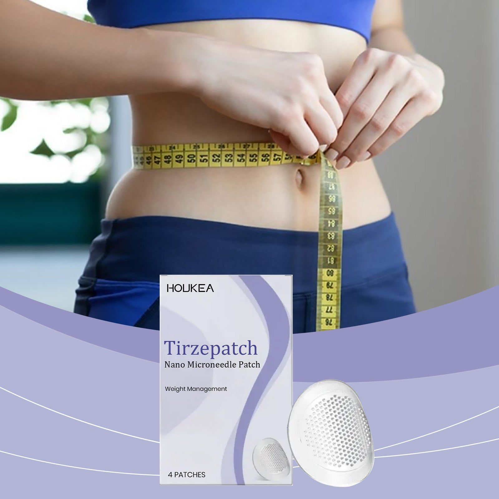 Body Care Patch for Slimming, Skin Elasticity, Daily Firming, Easy Massage ,4pcs