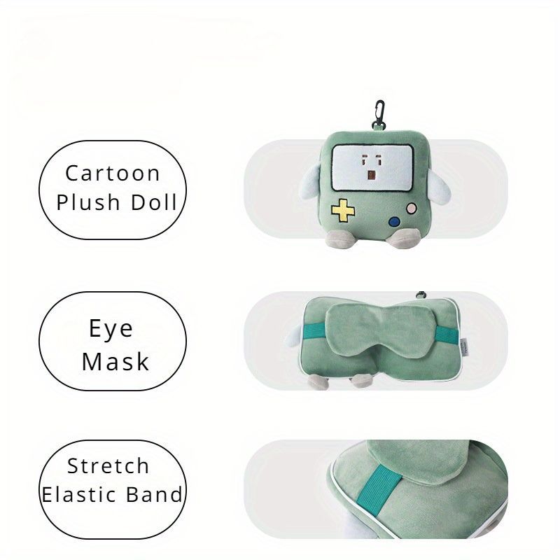2 In 1 Travel Pillow Eye Mask Versatile Car Sleep Mask For Kids Adults