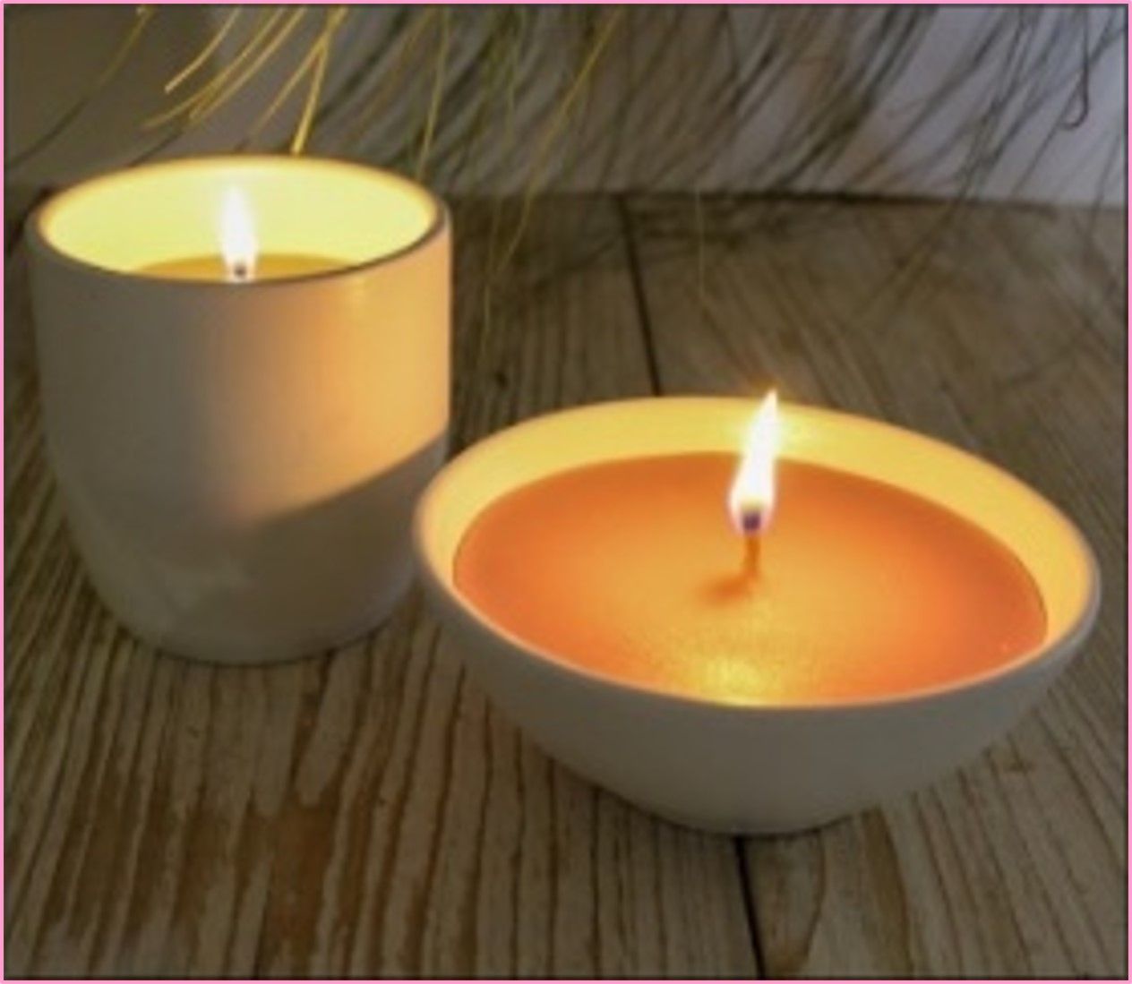 Citronella White Painted Terracotta Outdoor Candle with Recycled Wax, 16x6.5cm, 32 Hrs