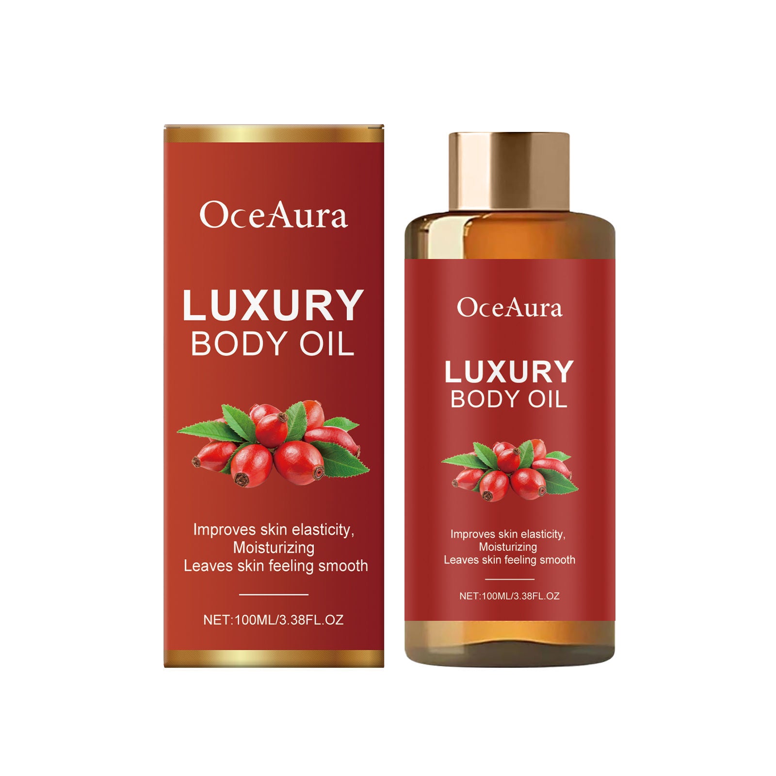 Body Care Oil, Hydrating, Firming, Natural Moisturizer, Essential Oils for Daily Skin Elasticity ,100ml