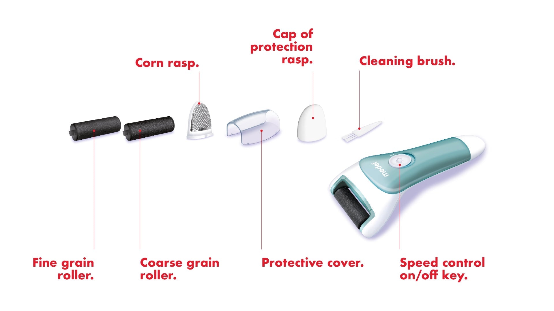 Medel 95161 Soft Roll Callus Remover