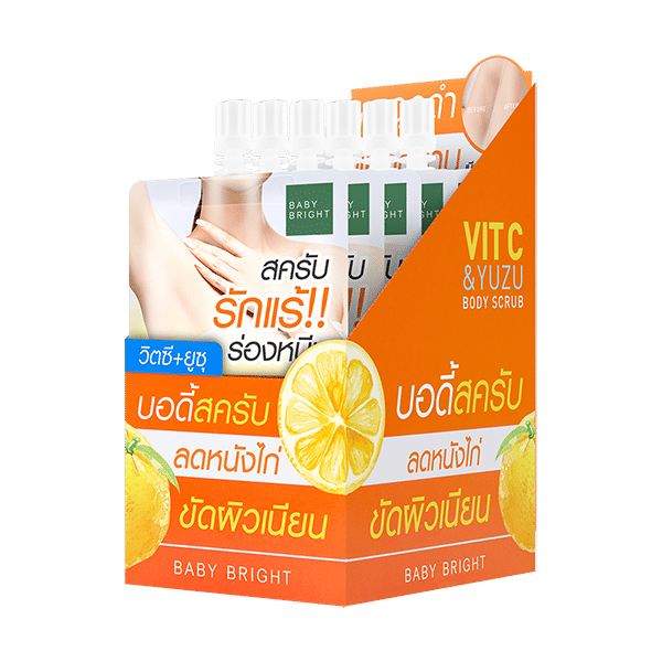 VIT C & YUZU BODY SCRUB 40G BABY BRIGHT (B)