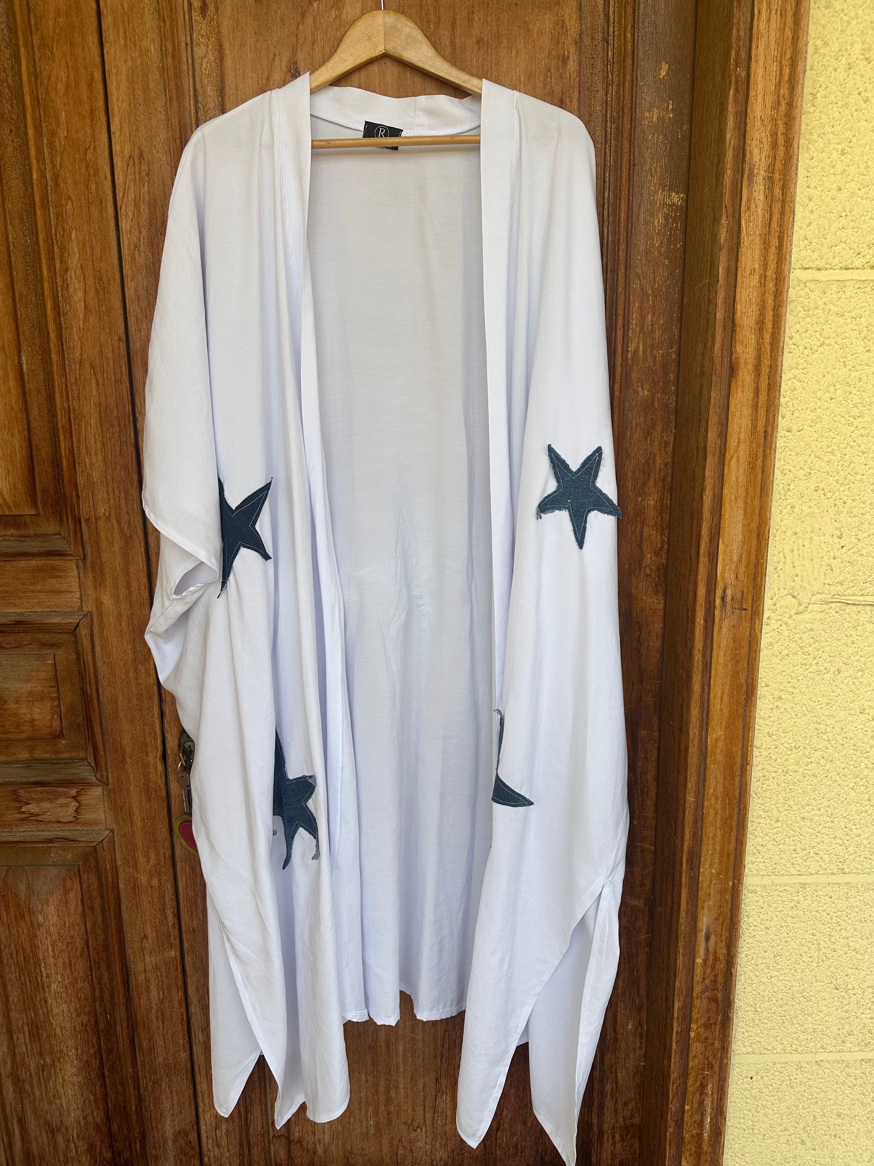 By Rita Raphael Navy Star Kaftan