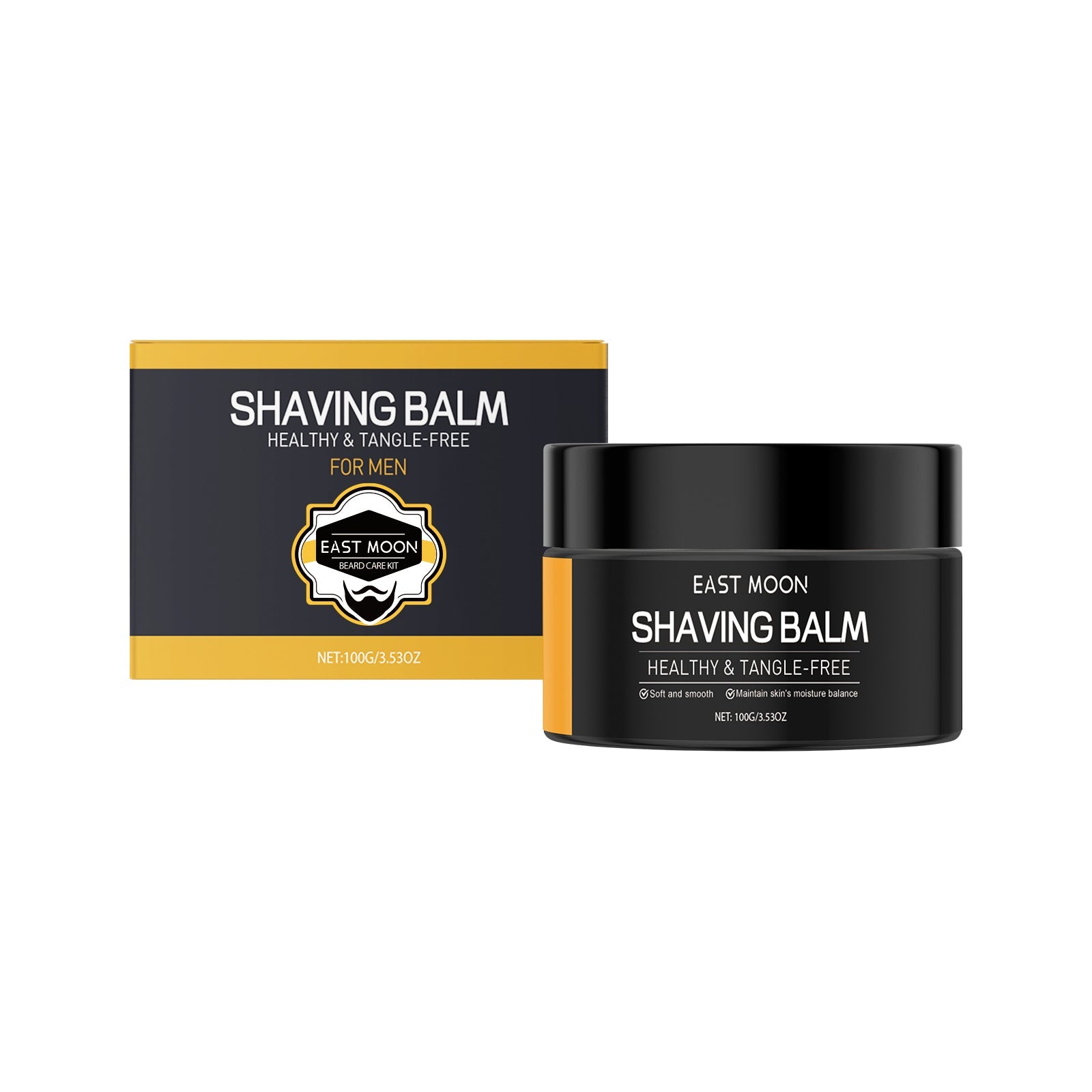 Beard Care Shaving Cream, Moisturizing, Smoothing, Post-Shave Relief ,100g