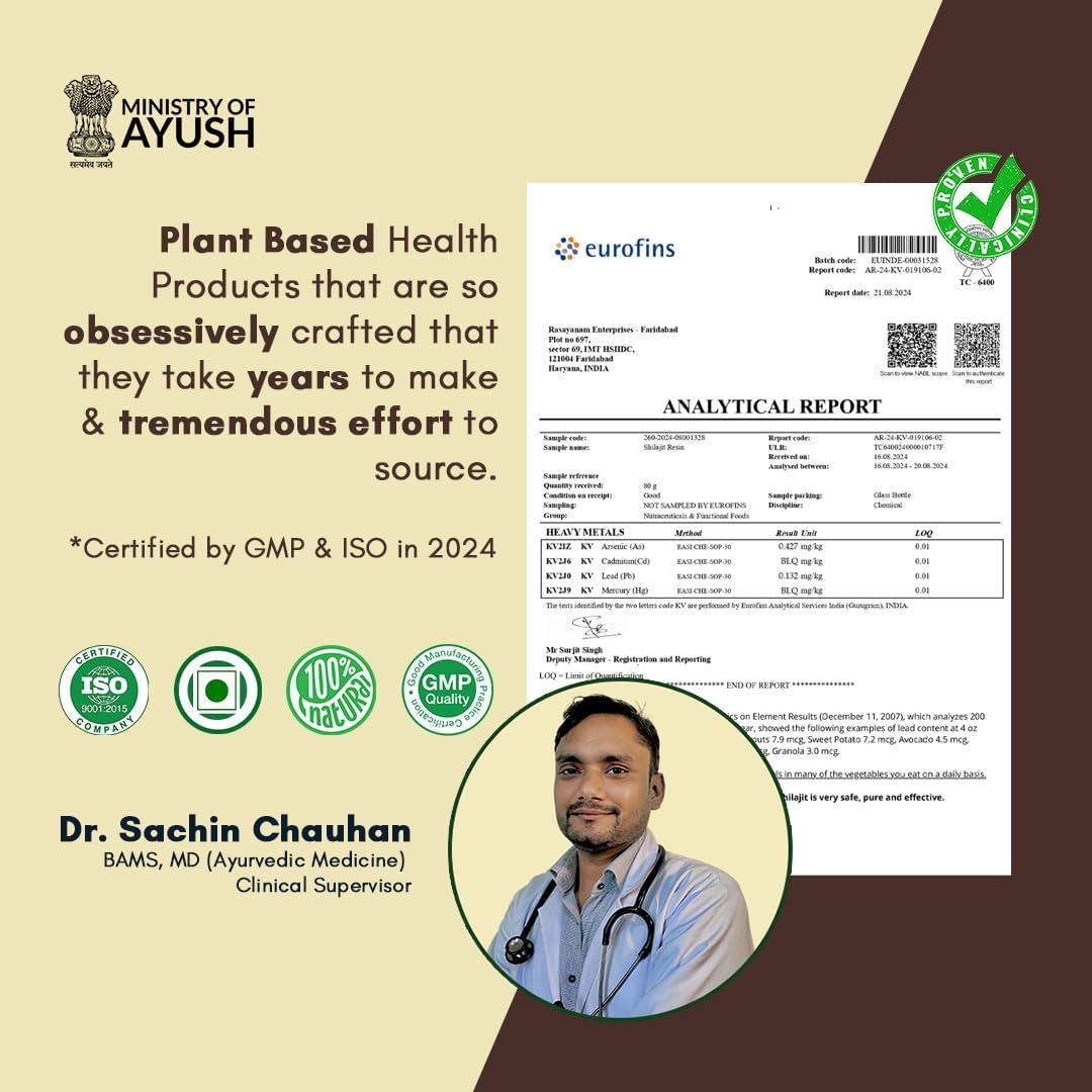 Rasayanam Pure Shilajit Resin 20gm